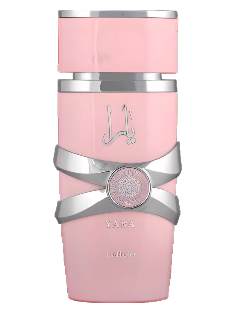 Lattafa Yara Eau de Parfum, frasco y caja