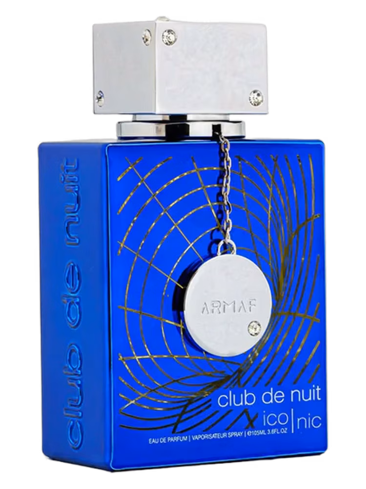 Armaf Club de Nuit Blue Iconic Eau de Parfum, frasco y caja