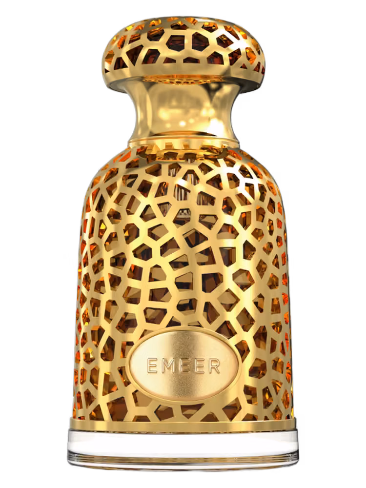 Lattafa Emeer Eau de Parfum, frasco y caja