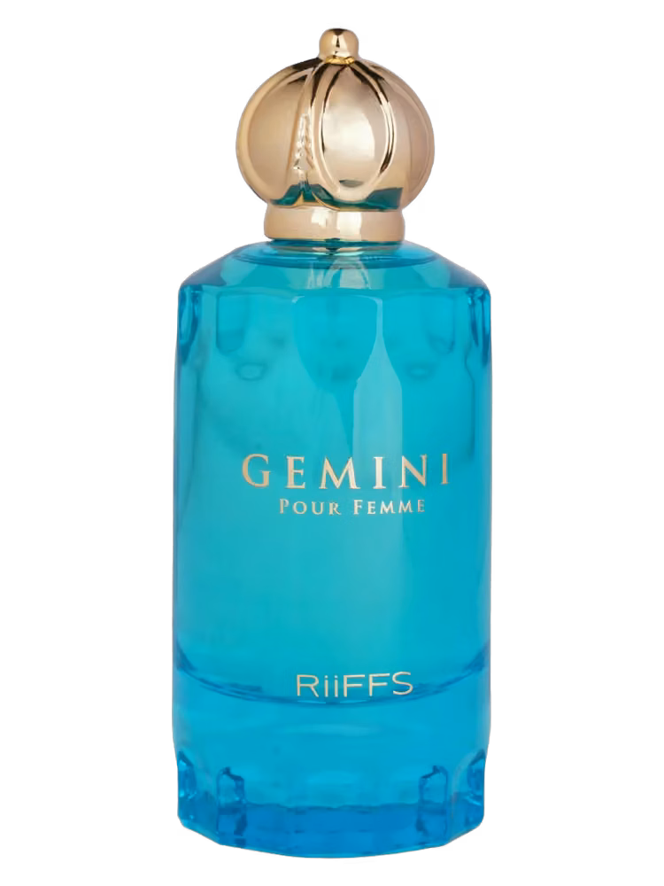 Riiffs Gemini Pour Femme Eau de Parfum, frasco y caja