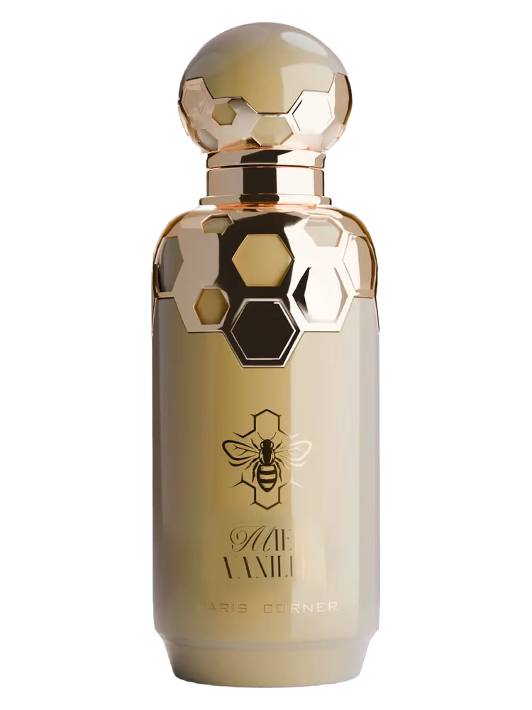 Paris Corner Miel Vanille Eau de Parfum, frasco y caja