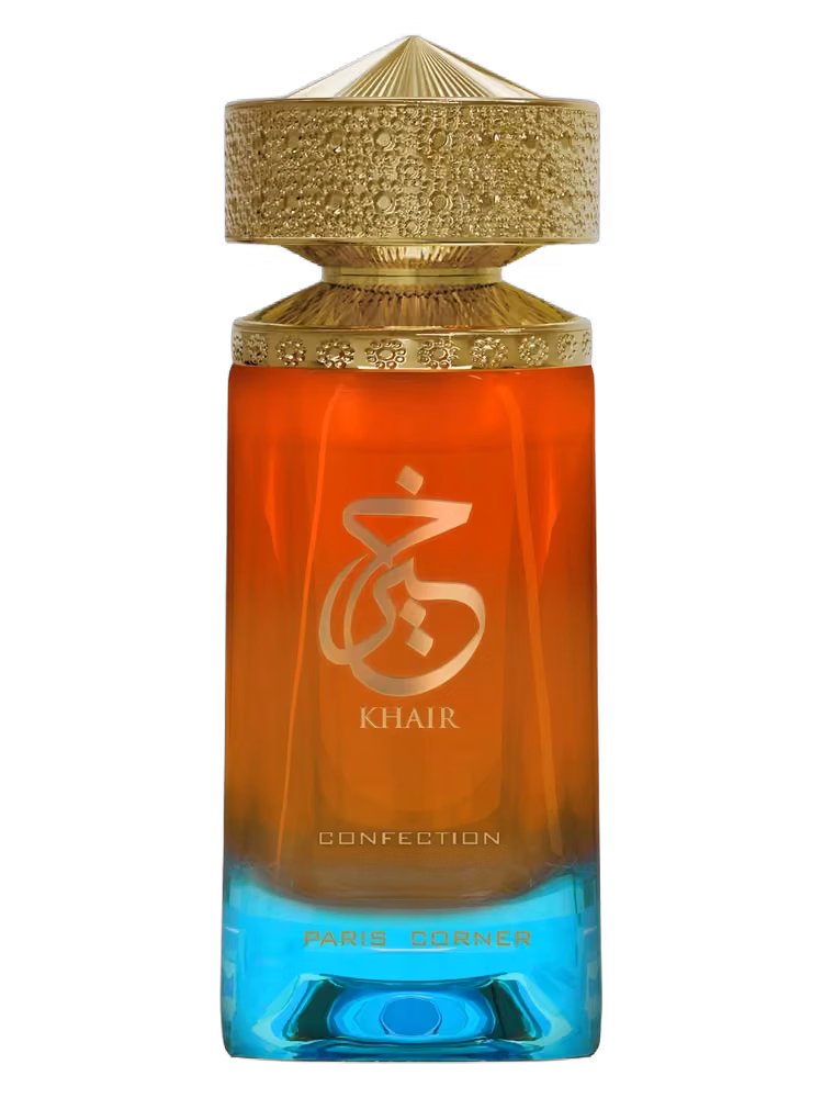 Paris Corner Khair Confection Eau de Parfum, frasco y caja