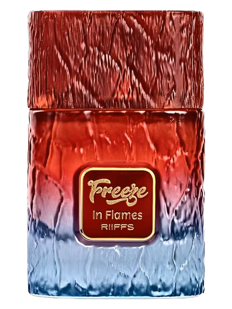 Riiffs Freeze in Flames Eau de Parfum, frasco y caja