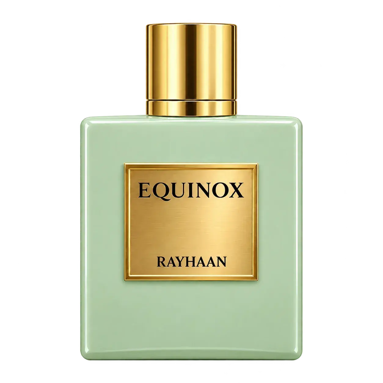 Rayhaan Equinox Eau de Parfum, frasco y caja