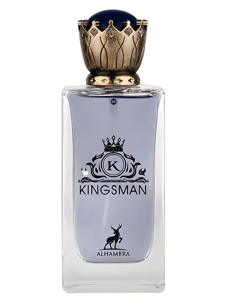 Maison Alhambra Kingsman Eau de Parfum, frasco y caja