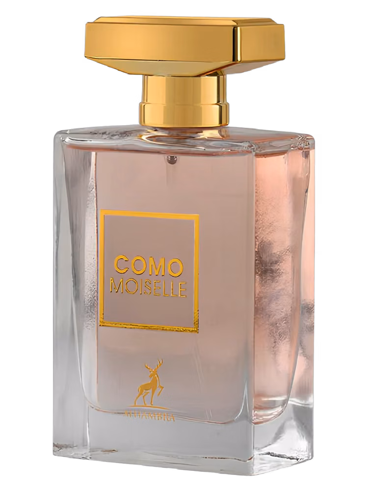 Maison Alhambra Como Moiselle Eau de Parfum, frasco y caja