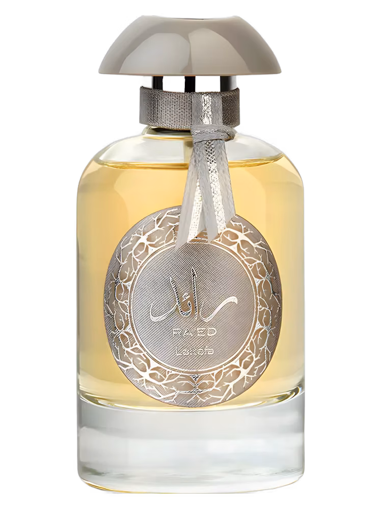 Lattafa Ra'ed Silver Eau de Parfum, frasco y caja