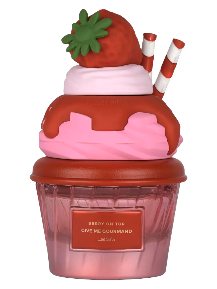 Lattafa Berry On Top Eau de Parfum, frasco y caja